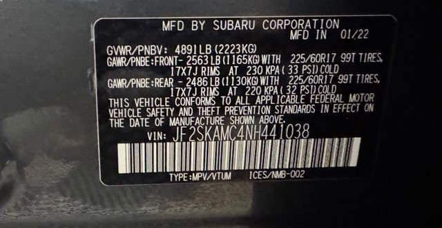 Certified 2022 Subaru Forester Wilderness image 41