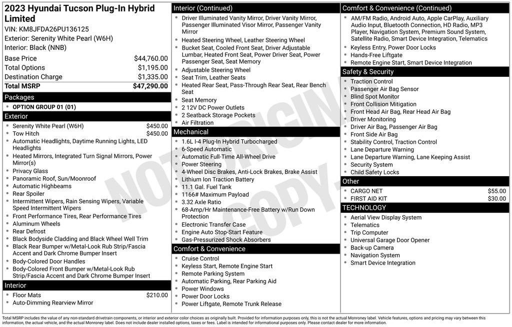 Used 2023 Hyundai Tucson Limited image 45
