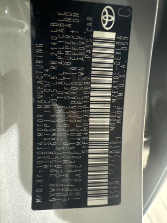 Used 2024 Toyota Corolla LE FWD image 3