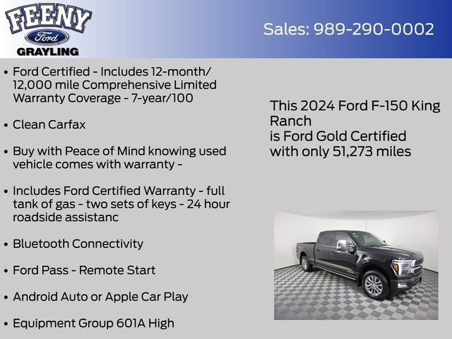 Certified 2024 Ford F150 King Ranch AWD/4WD image 4