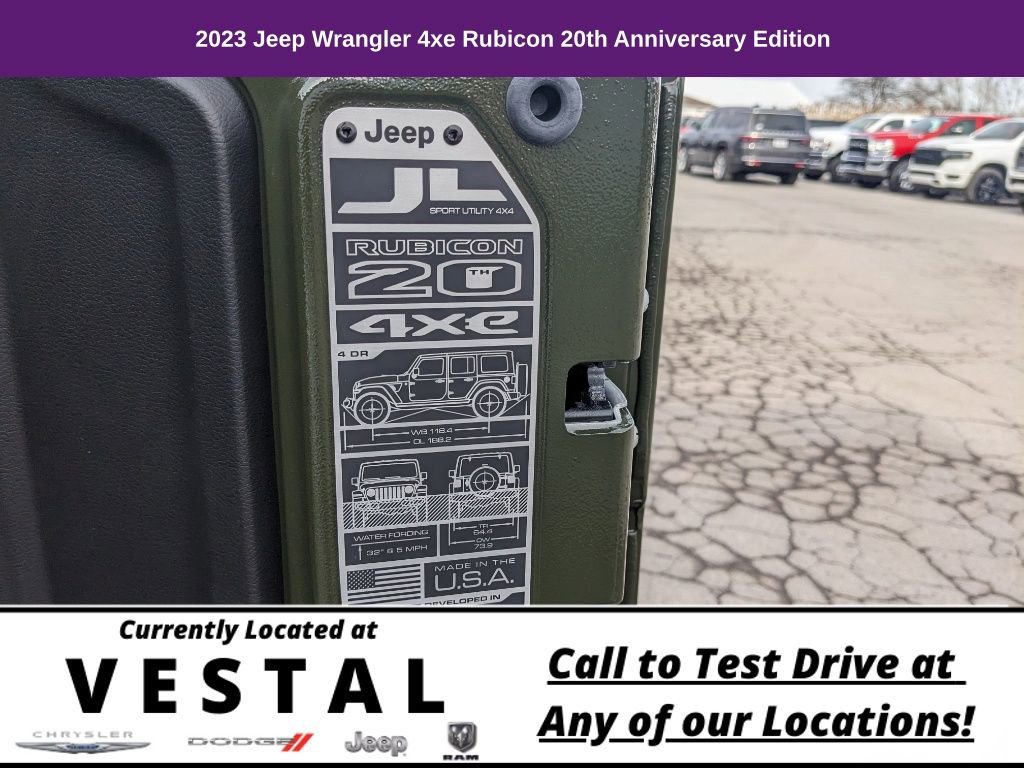 Used 2023 Jeep Wrangler Unlimited Rubicon 4xe image 23