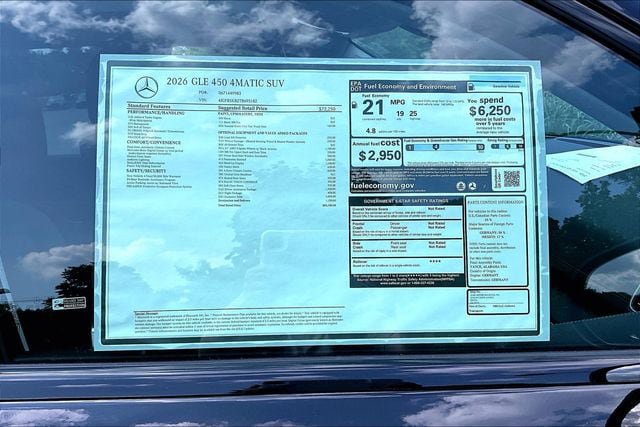 New 2026 Mercedes-Benz GLE 450 4MATIC image 17