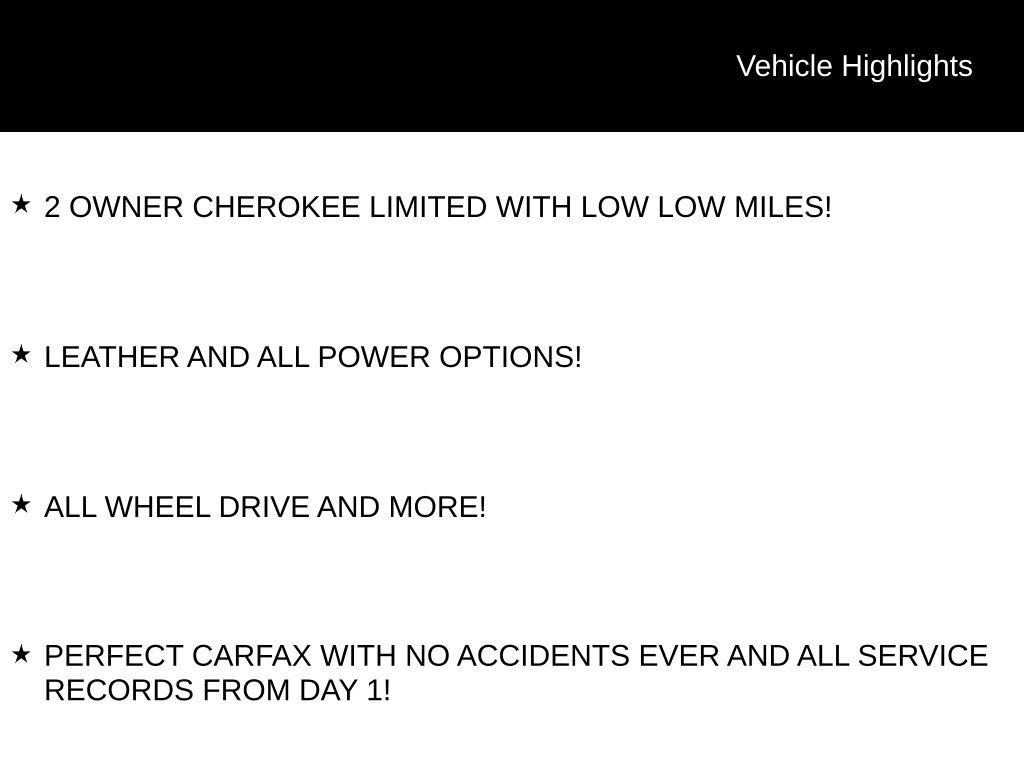 Used 2014 Jeep Cherokee Limited AWD/4WD image 5