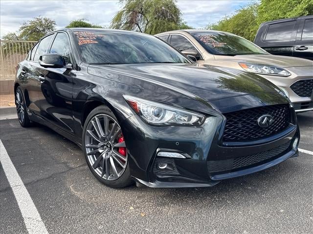 Used 2023 INFINITI Q50 Red Sport 400 w/ Black Opal Edition