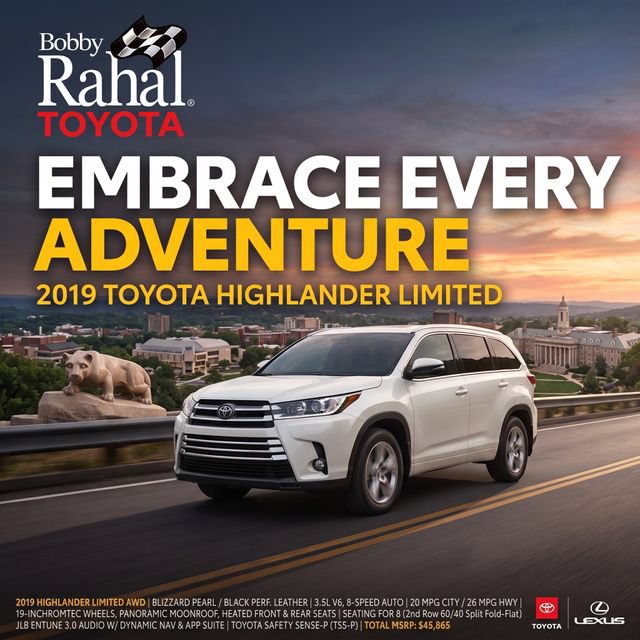 Used 2019 Toyota Highlander Limited AWD/4WD image 2