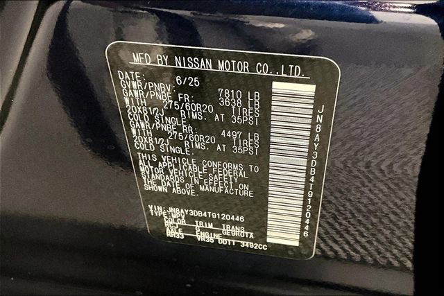 New 2026 Nissan Armada PRO-4X w/ Captain's Chari Seat Package image 37