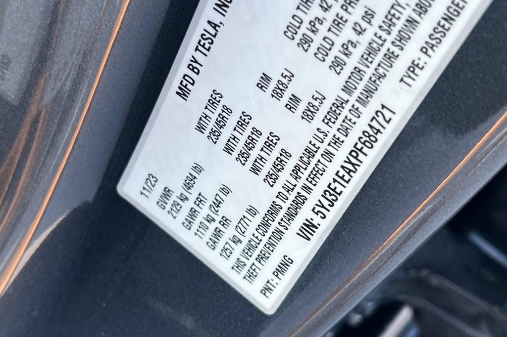 Used 2023 Tesla Model 3 Standard Range RWD image 27