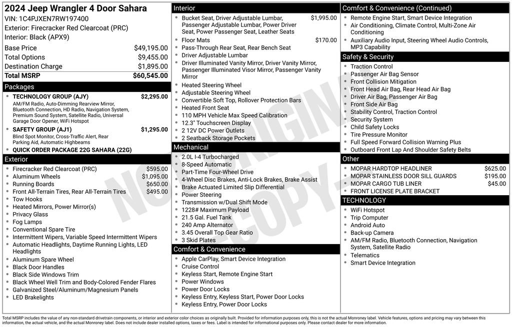 Certified 2024 Jeep Wrangler Sahara w/ Technology Group image 45