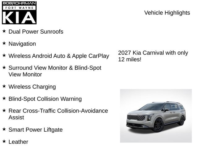 New 2027 Kia Carnival SX FWD image 7