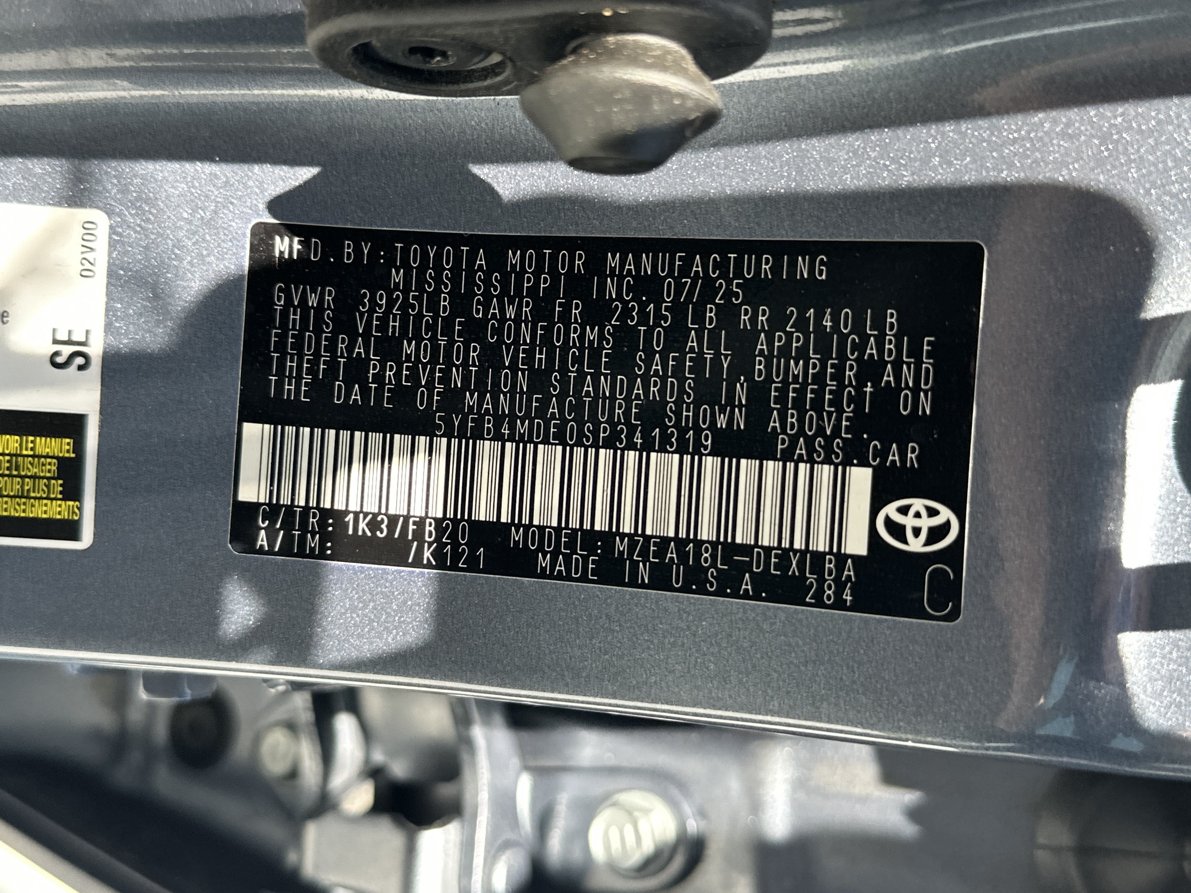 Certified 2025 Toyota Corolla LE FWD image 35