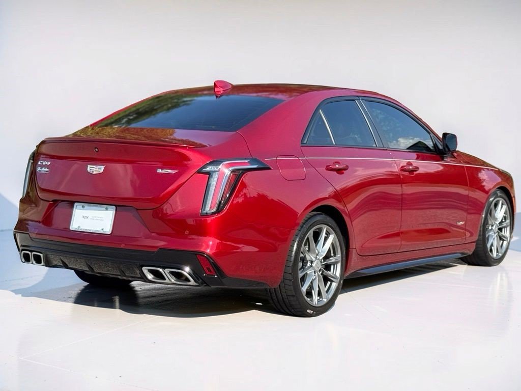 Certified 2024 Cadillac CT4 V w/ Navigation Package RWD image 15