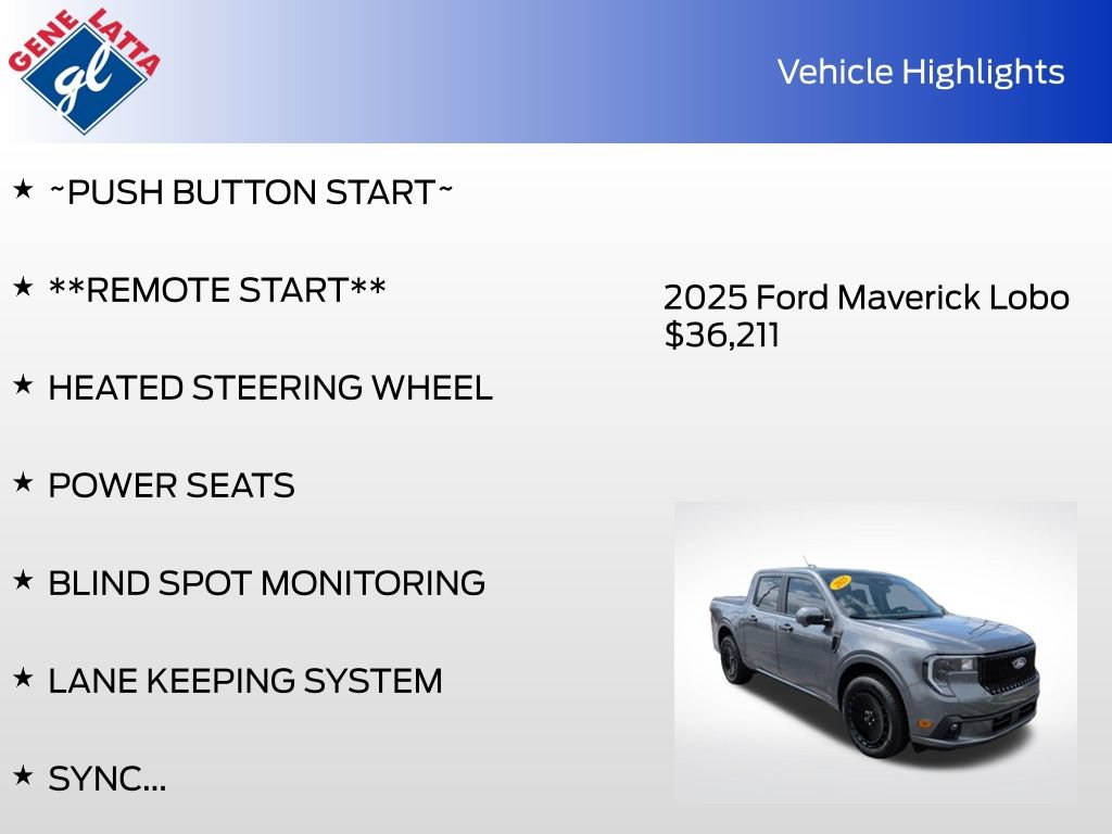 Used 2025 Ford Maverick Lobo AWD/4WD image 35