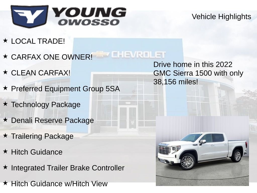 Used 2022 GMC Sierra 1500 Denali w/ Denali Reserve Package AWD/4WD image 8