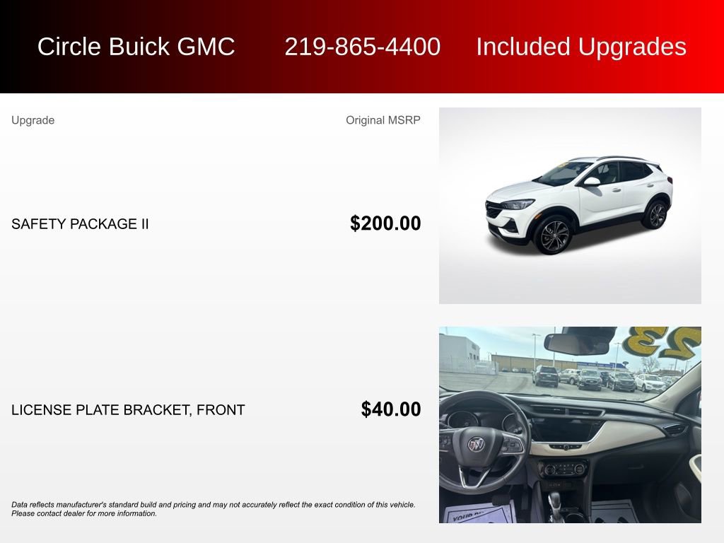 Used 2023 Buick Encore GX Select w/ Safety Package II image 3