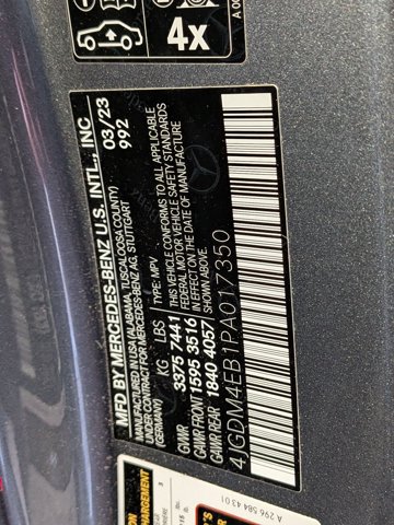 Used 2023 Mercedes-Benz EQS 580 4MATIC SUV image 21