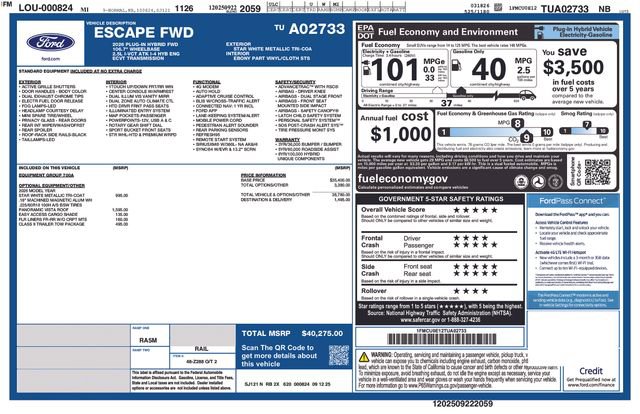 New 2026 Ford Escape SE w/ Class II Trailer Tow Package image 4