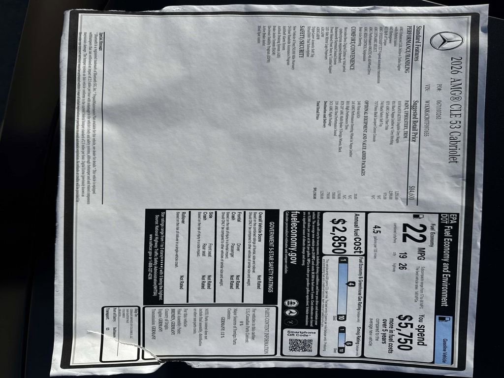 New 2026 Mercedes-Benz CLE 53 AMG 4MATIC Cabriolet image 10