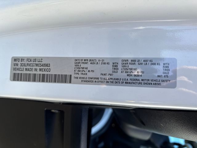 Used 2021 RAM ProMaster 2500 w/ Convenience Group image 19