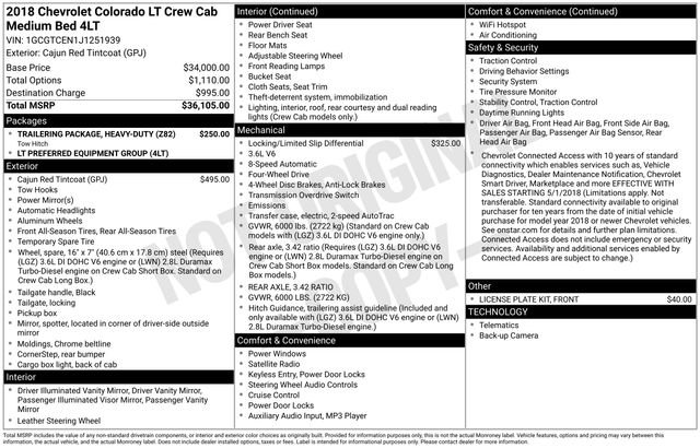 Used 2018 Chevrolet Colorado LT image 13