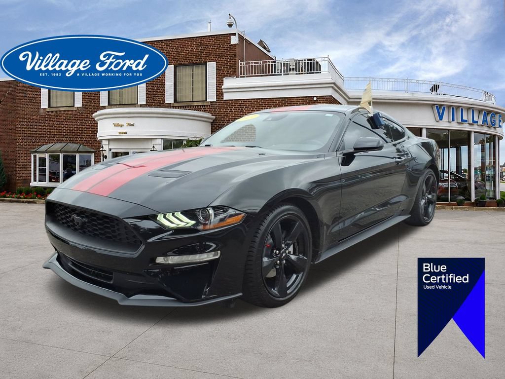 Certified 2021 Ford Mustang Premium w/ Carbon Sport Interior Package RWD image 1