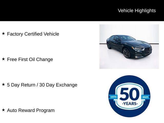 Certified 2025 Acura TLX SH-AWD w/ A-SPEC Pkg image 7