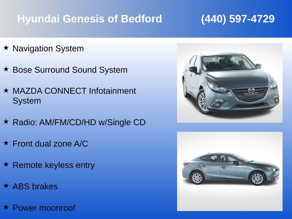 Used 2015 MAZDA MAZDA3 i Grand Touring FWD image 7