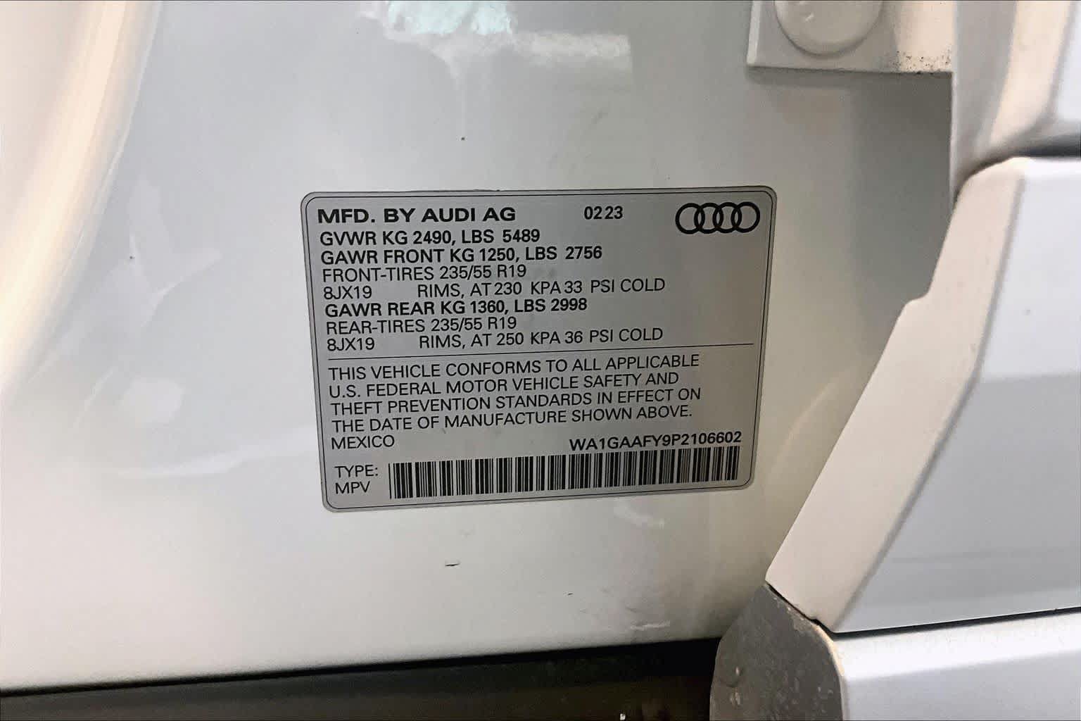 Used 2023 Audi Q5 2.0T Premium w/ Convenience Package AWD/4WD image 34