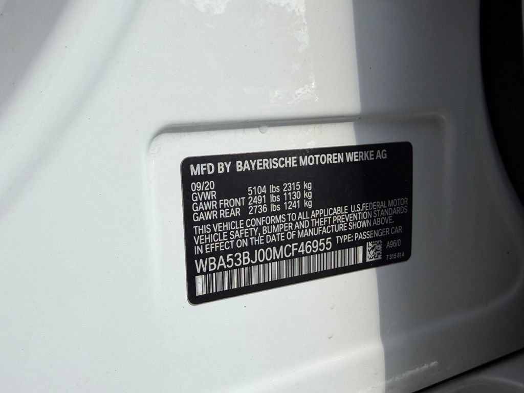 Used 2021 BMW 540i RWD image 37
