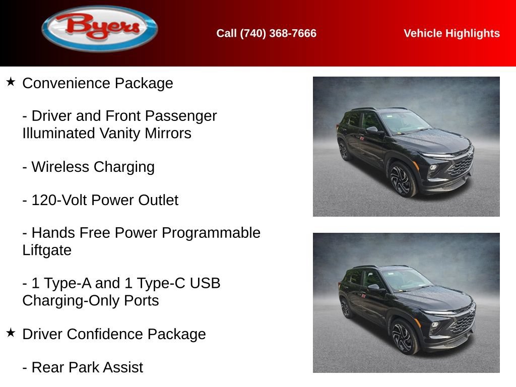 Used 2025 Chevrolet TrailBlazer RS w/ Convenience Package AWD/4WD image 13