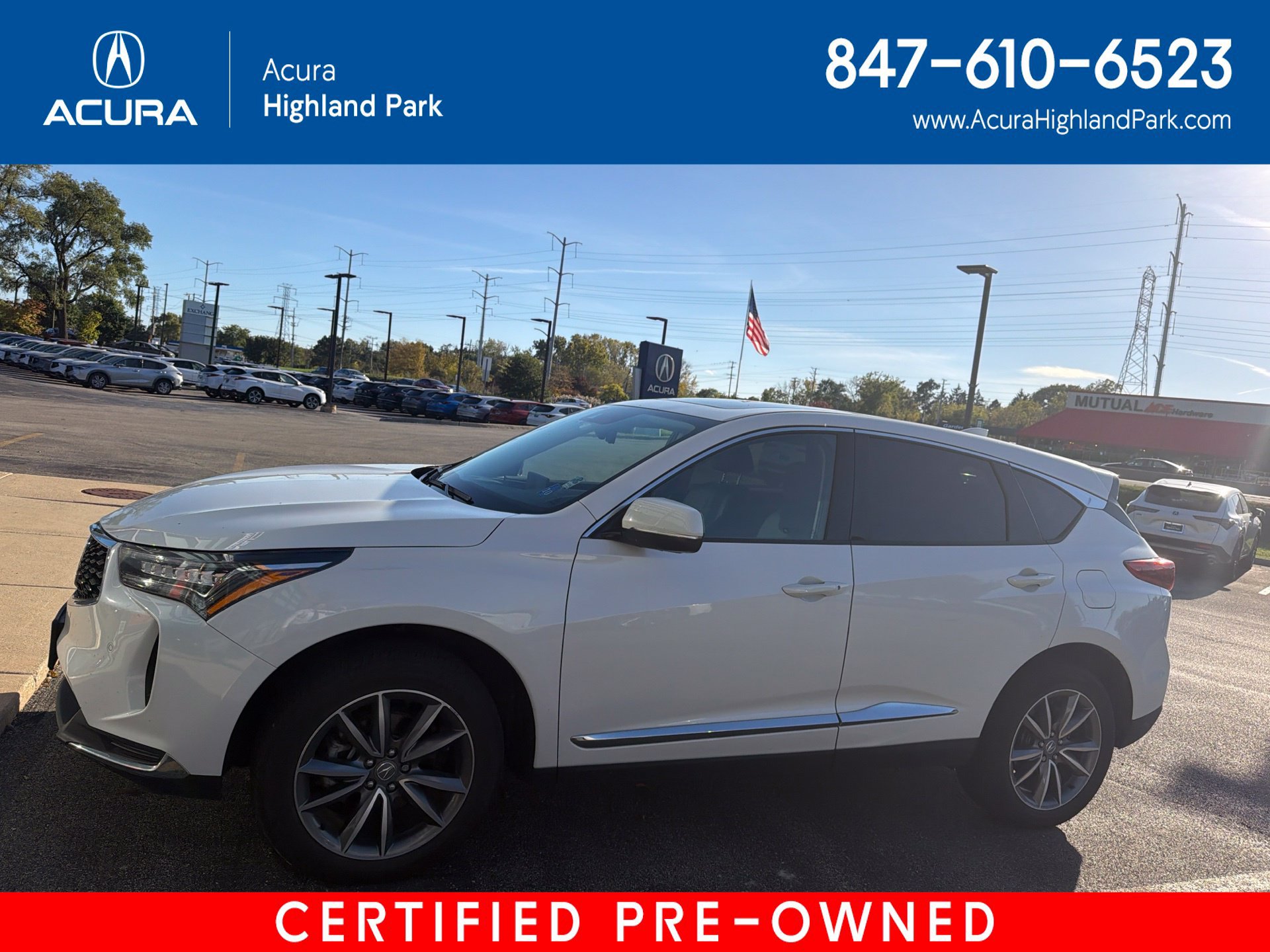 Certified 2023 Acura RDX w/ Technology Package AWD/4WD image 3