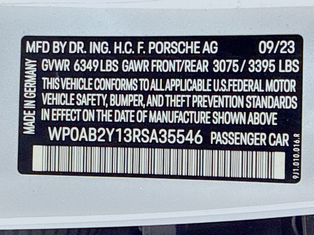 Certified 2024 Porsche Taycan 4S AWD/4WD image 34