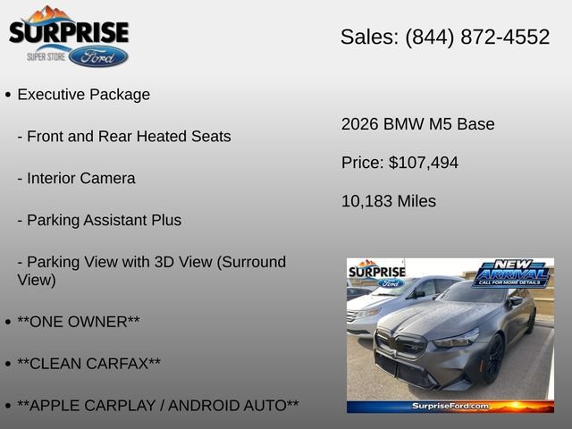 Used 2026 BMW M5 w/ Carbon Package AWD/4WD image 15