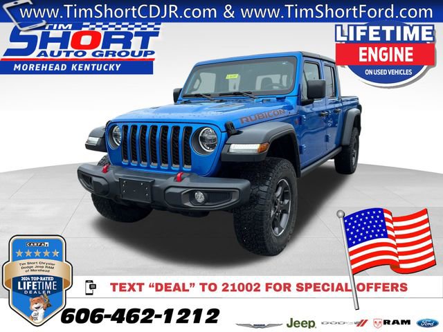 Used 2022 Jeep Gladiator Rubicon w/ LED Lighting Group image 1