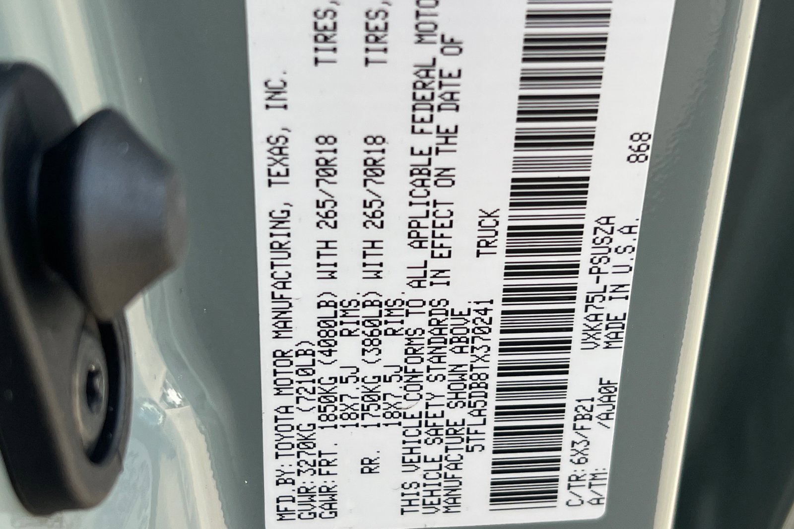 New 2026 Toyota Tundra SR5 w/ TRD Off-Road Package image 21