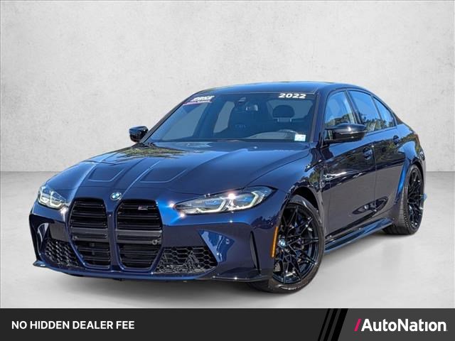 Used 2022 BMW M3 Competition w/ Executive Package RWD image 1