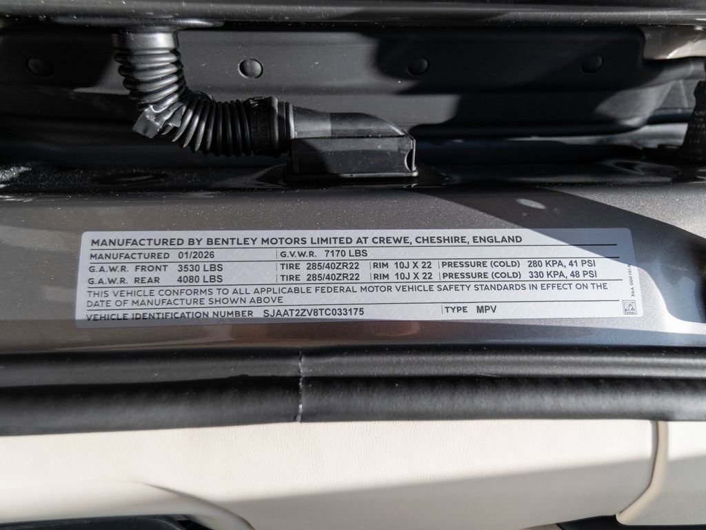 New 2026 Bentley Bentayga AWD/4WD image 42