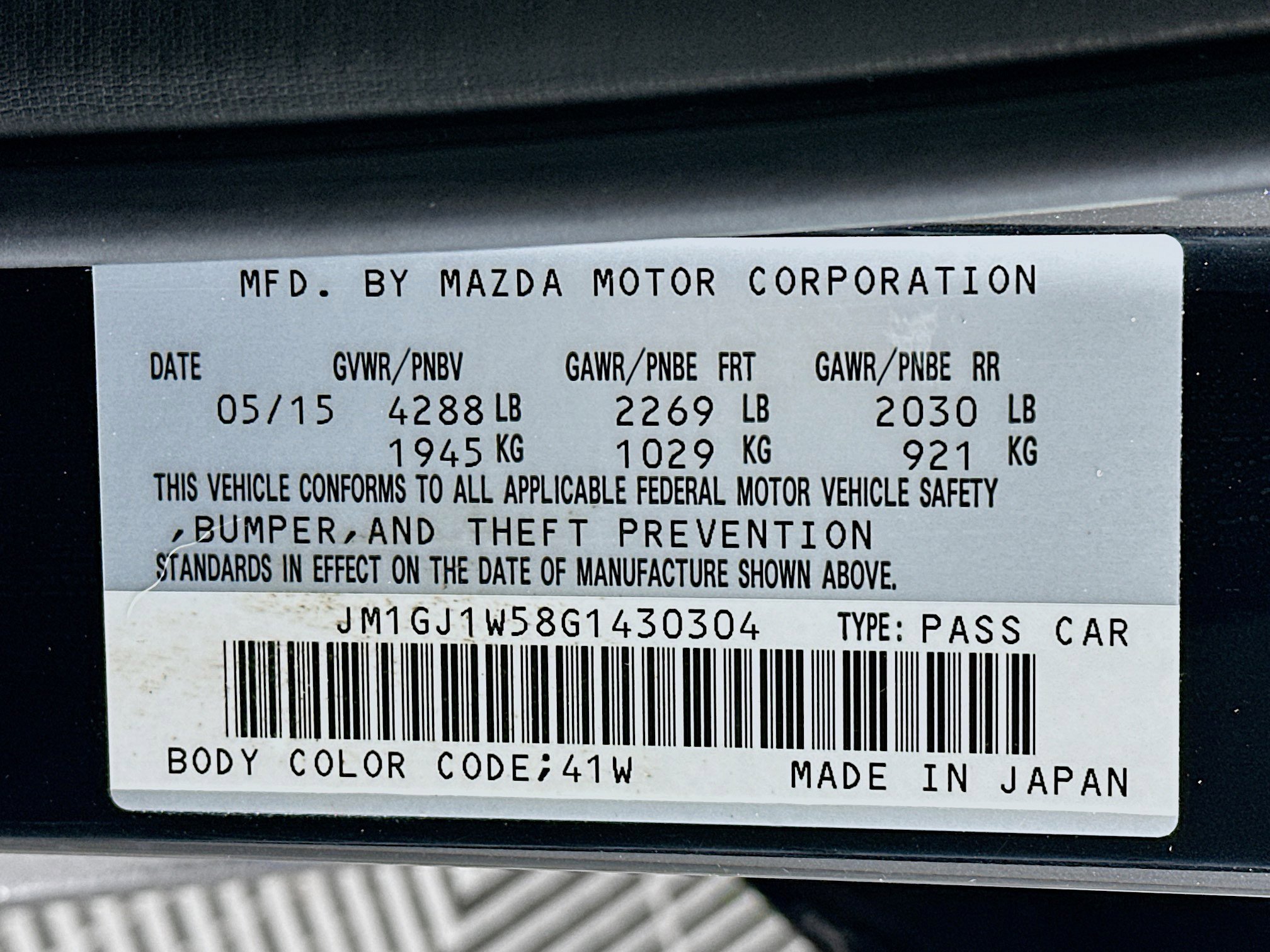 Used 2016 MAZDA MAZDA6 Grand Touring FWD image 12