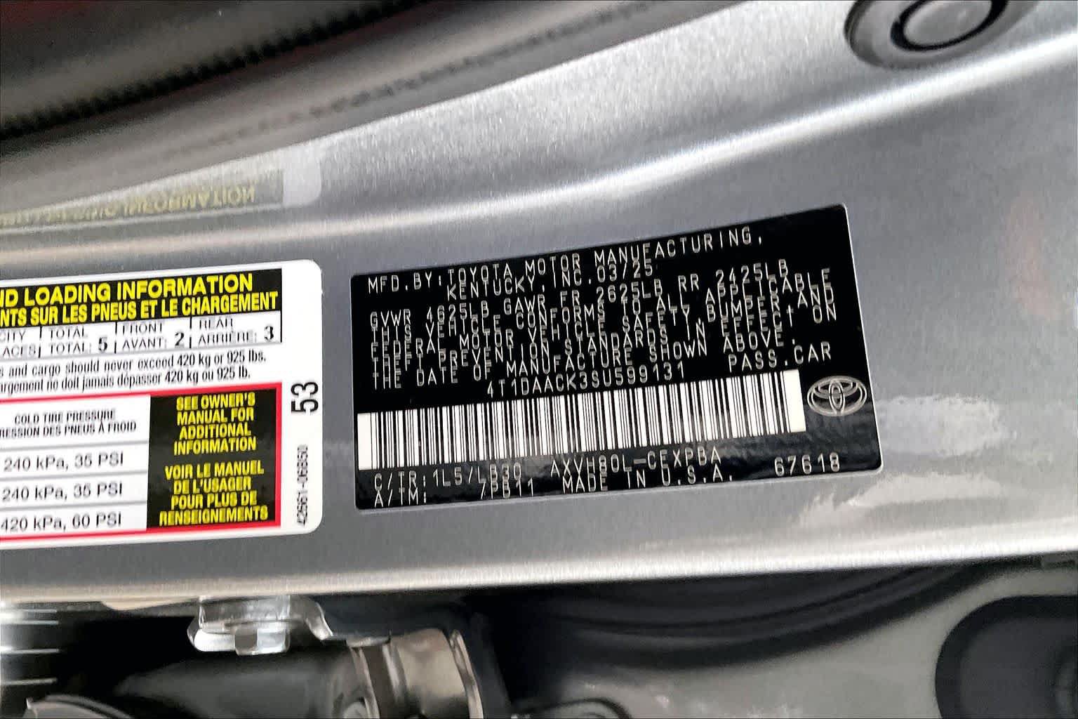 Used 2025 Toyota Camry XSE w/ Premium Package FWD image 35