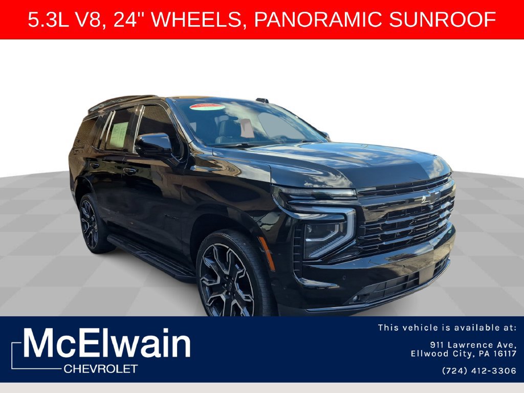 Used 2025 Chevrolet Tahoe RST w/ RST Capability Package AWD/4WD image 1