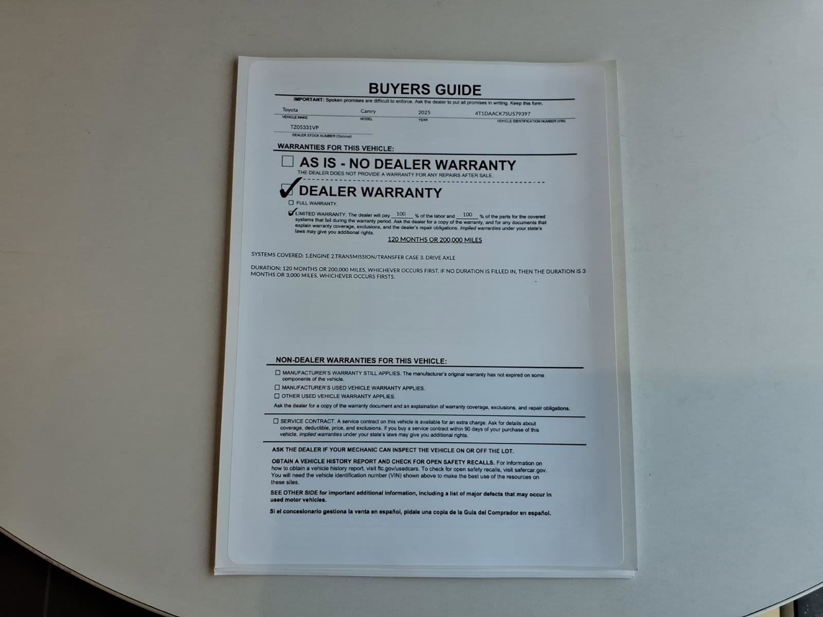 Certified 2025 Toyota Camry SE FWD image 31