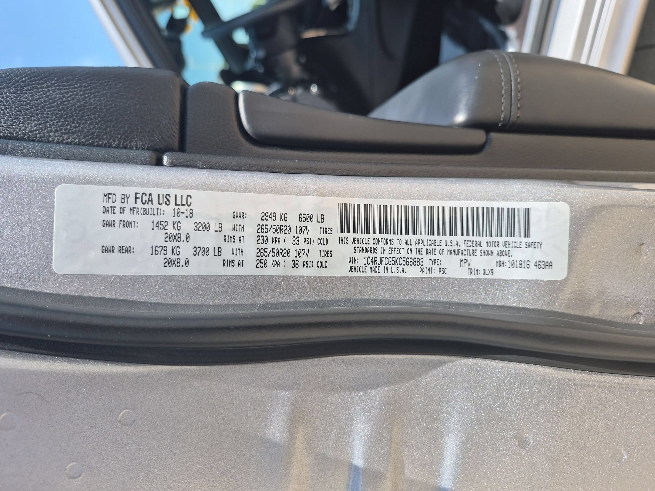 Used 2019 Jeep Grand Cherokee High Altitude AWD/4WD image 36
