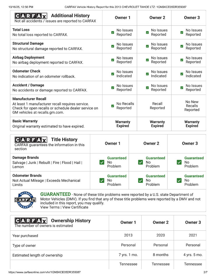 Used 2013 Chevrolet Tahoe LTZ image 88