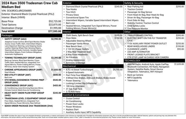 New 2024 RAM 3500 Tradesman w/ Safety Group image 4