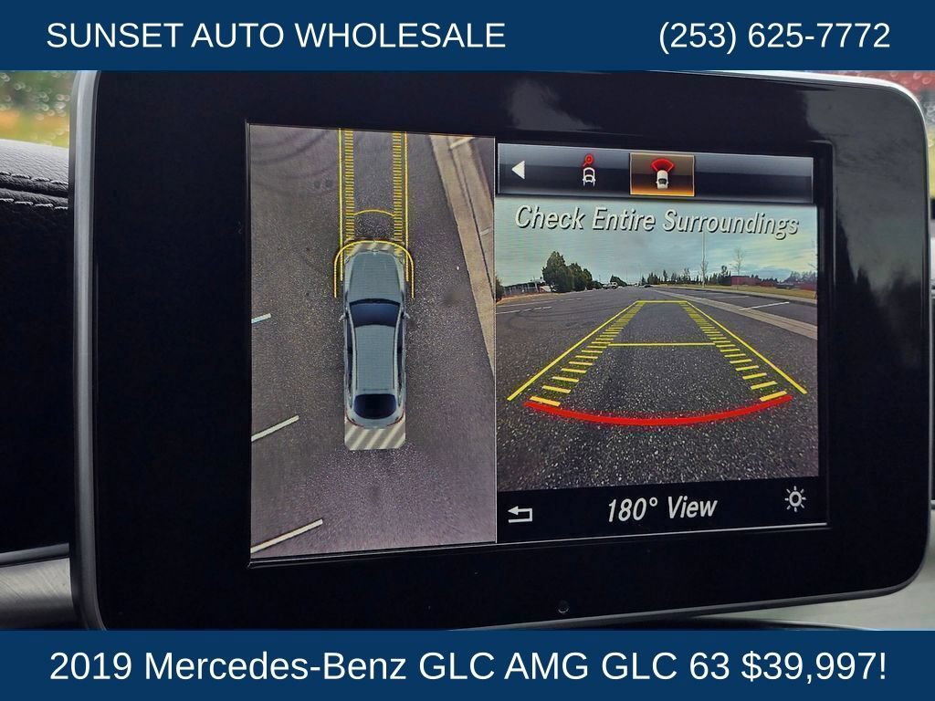 Used 2019 Mercedes-Benz GLC 63 AMG 4MATIC Coupe w/ Parking Assist Package image 46
