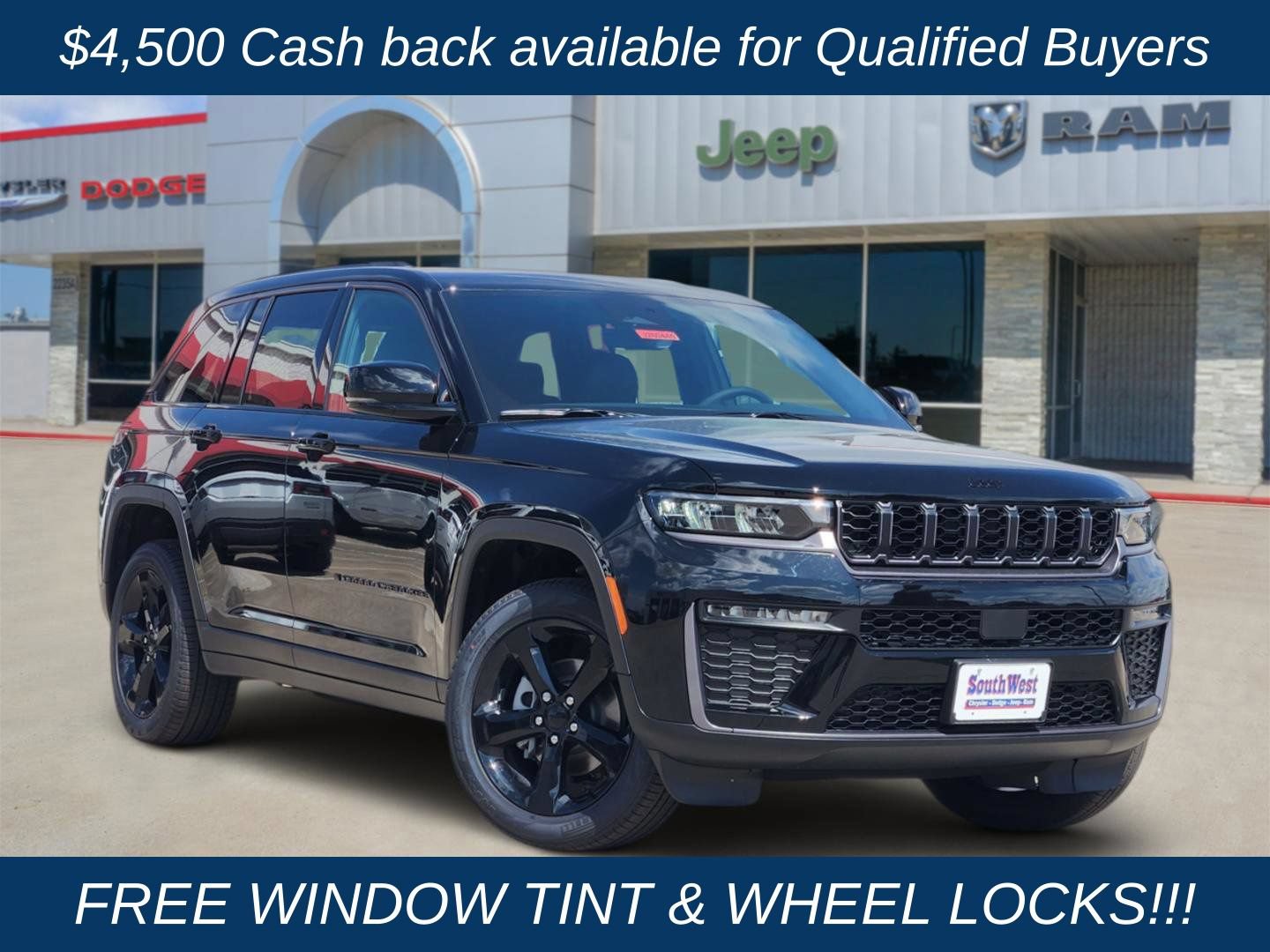 New 2026 Jeep Grand Cherokee Limited w/ Limited Altitude Package