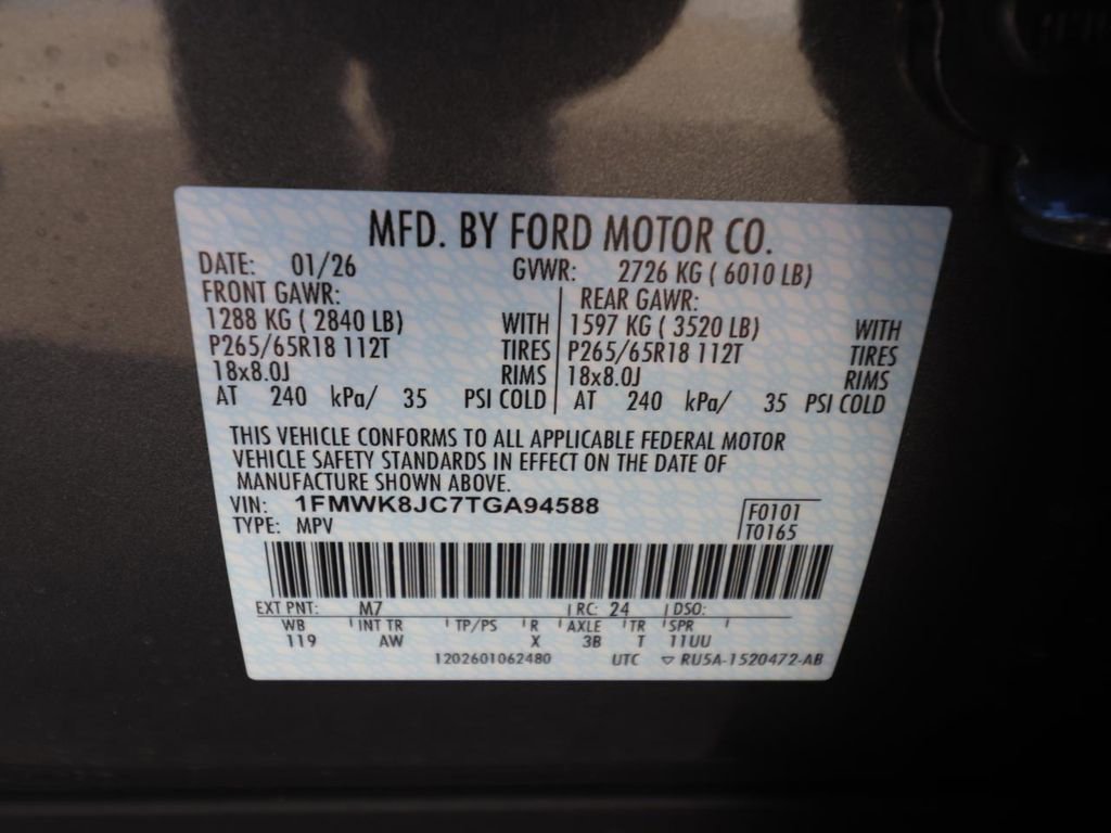 New 2026 Ford Explorer Tremor w/ Tremor Ultimate Package image 24