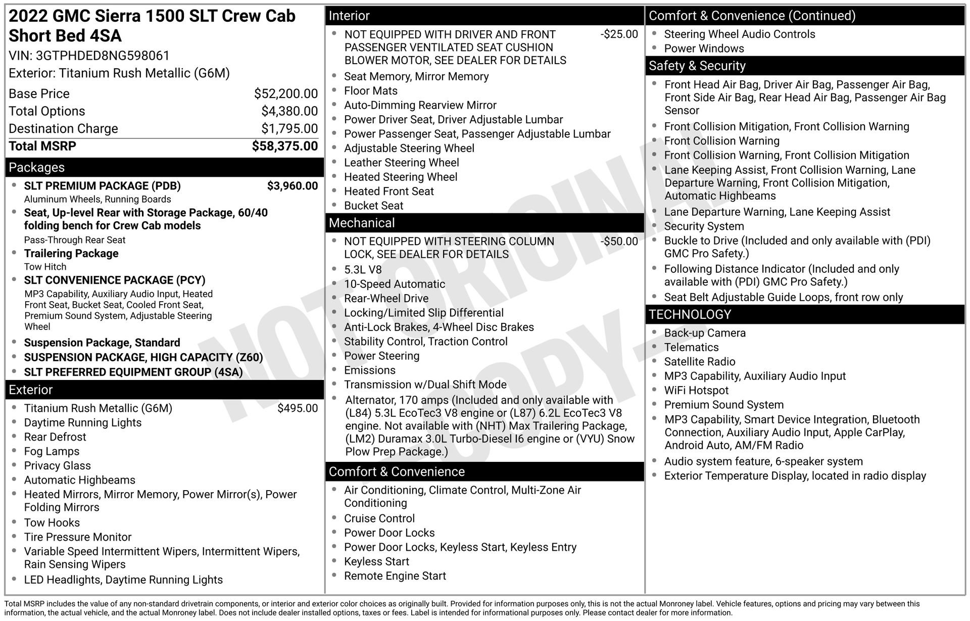 Used 2022 GMC Sierra 1500 SLT w/ SLT Premium Package RWD image 31