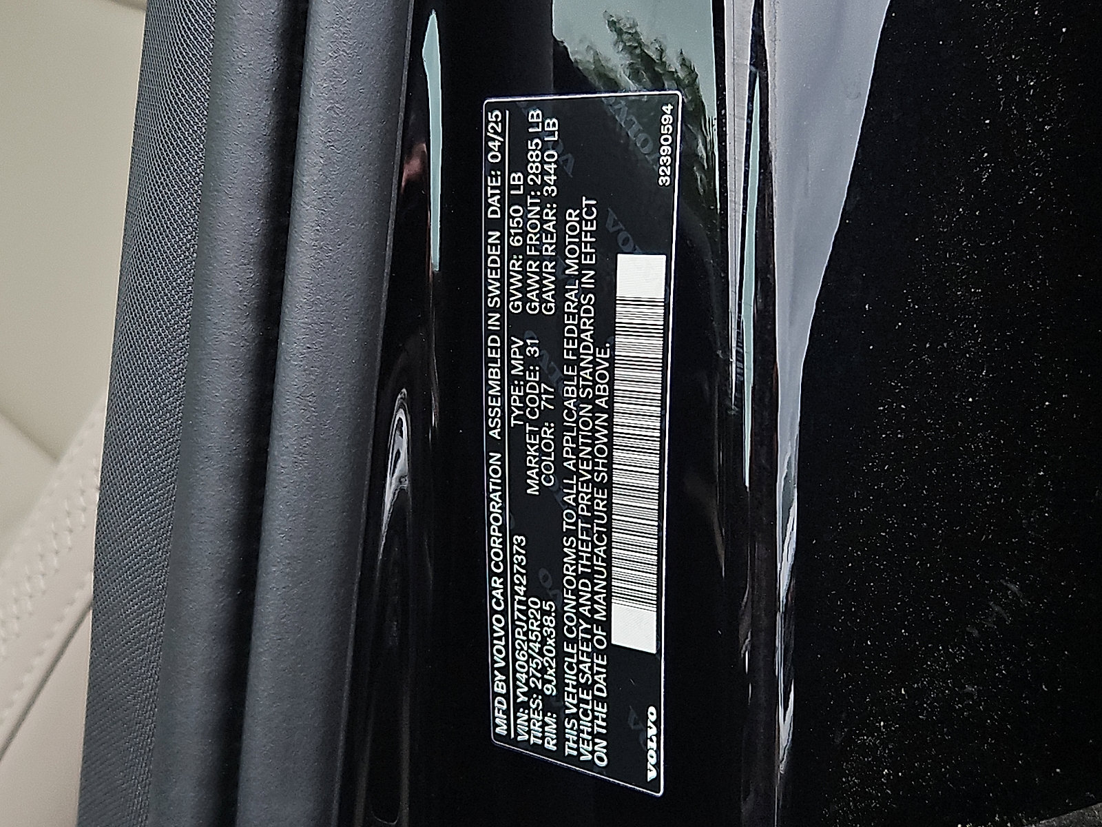 New 2026 Volvo XC90 B6 Core w/ Protection Package AWD/4WD image 24