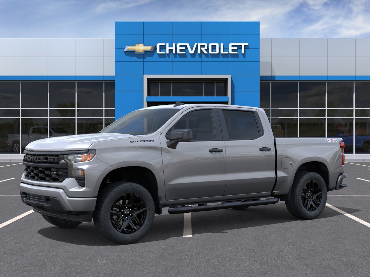 New 2026 Chevrolet Silverado 1500 Custom w/ Turbomax Blackout Package AWD/4WD image 29