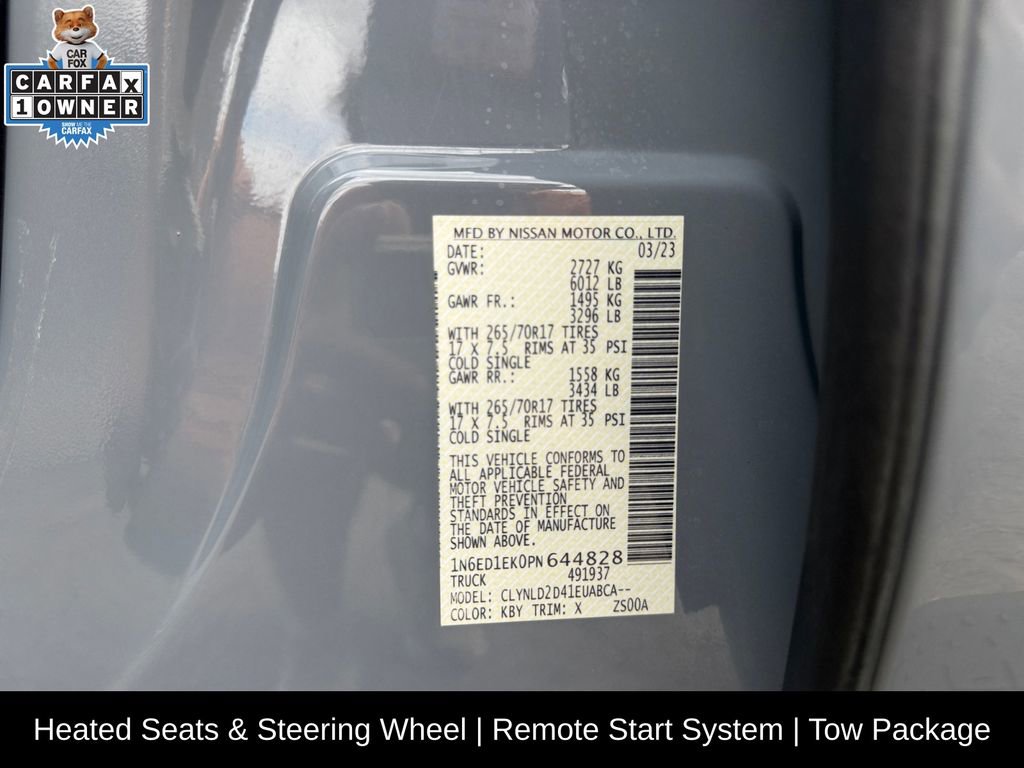 Used 2023 Nissan Frontier PRO-4X w/ Pro Convenience Package image 24